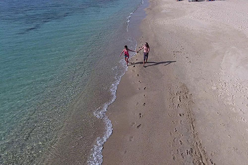 Sailing and beach in Greek islands