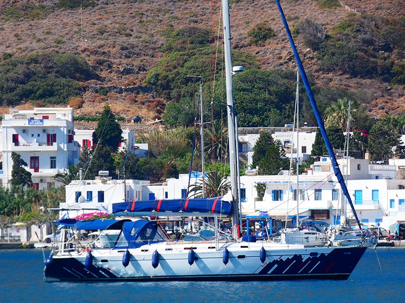 Albatross deck area in Greece