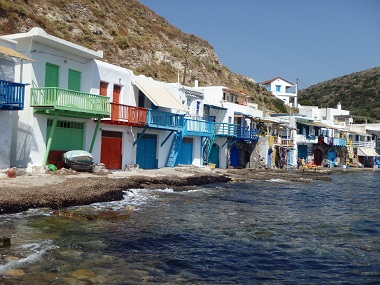 the greek island of milos cyclades