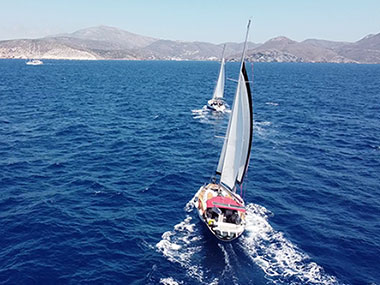 sailing the greek islands with skipper